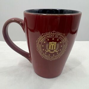 Authentic Dept of Justice FBI coffee cup Mug
